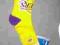 SKARPETY LA LAKERS NBA TEAM CREW SOCKS