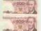 PRL banknoty  50 zl. ; 100 zl ; 1000 zł