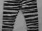 NEXT LEGGINSY SPODNIE ZEBRA PASKI 98 2-3