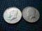 JOHN F. KENNEDY HALF DOLAR 1966 I 1967 SREBRO