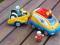 WOW TOYS samochód z przyczepą motocykl ludziki