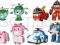 ROBOCAR ZESTAW 4 szt. Poli + Helly + Amber + Roy