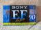 Kaseta magnetofonowa SONY EF SUPER 90,w folii!