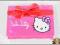 8838-11 ...HELLO KITTY... ROZOWY PORTFEL GLITTER