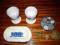 MONETY, KIELISZKI DO JAJEK, POPIELNICZKA