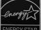 Oryginalna Naklejka Energy Star Black 13x13mm