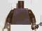 4AFOL LEGO Brown Minifig Torso 973c13