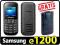 NOWY TANI TELEFON SAMSUNG E1200 CZARNY ETUI GRATIS