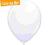 BALONY QUALATEX BIAŁE PASTELOWE 25szt 30cm biały