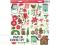 Naklejki świąteczne American Crafts 43 szt. ŚWIĘTA