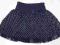 SPÓDNICZKA NA GUMCE SZEROKA GROSZKI GRANAT r. 134