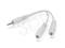 ADAPTER JACK STEREO(M)-JACK STEREO (F) X2 10CM