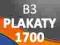 PLAKATY B3 1700 szt. + PROJEKT I DOSTAWA 0 zł