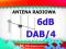 Antena radiowa cyfrowe cyfrowa DIPOL 4 DAB