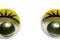 OCZY OCZKA SAMOPRZYLEPNE DO ZABAWEK 2 PARY !! 12mm