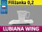 LUBIANA WING FILIŻANKA+SPODEK BIAŁA 0,2L GATUNEK 1