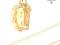 ŁAŃCUSZEK Z MEDALIKIEM ZŁOTY 585 CHRYSTUS 45cm