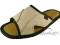 Pantofle papcie klapki męskie skóra r 41