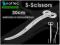 Nattec S-Scissors  30cm NOŻYCZKI FALA MEGA MOCNE
