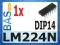 Wzmacniacz operacyjny LM224 DIP14