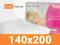 POKROWIEC ANTYROZTOCZOWY NA MATERAC 140X200
