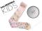 *CALZEDONIA**DZIEWCZĘCE RÓŻOWE RAJSTOPKI*6-12 m-ce