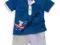 C&amp;A KOMPLET T-shirt + szorty PIESEK 56 NOWY