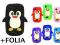 Etui gumowe PINGWIN Nokia ASHA 200 201 + FOLIA