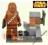 Minifigurka CHEWBACCA STAR WARS + stojak na bronie