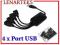 HUB Usb 4 porty portów gniazda Usb 2.0 usb wtyk