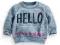 NEXT Bluza bluzeczka Hello r.56 Nowe