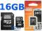 Karta micro SD HC 16GB + adapter SD GOODRAM