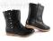 CZARNE AŻUROWE BOTKI KOZAKI PRZEJŚCIOWE r.36/22cm