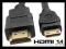 LK8 KABEL mini HDMI v1.4 DO CYFROWEJ TRANSMISJI 1M