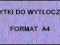 !!  PŁYTKI DO WYTŁOCZEŃ - FORMAT  A4 !!