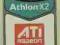 Naklejka AMD ATHLON X2 ATI 18x44mm (19)
