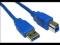 LN1 KABEL USB 3.0 Am/Bm 3.0m DO DYSKU, HUBA USB3.0