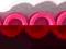 RÓŻOWY MAT TUNEL ODKRĘCANY 12mm  akryl