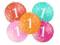 Balony 1m, 1st Birthday, nadruk, Pastel mix, 1op.