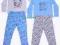 2x piżama REBEL PRIMARK ATMOSPHERE #04  2-3 lat