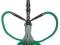 SHISHA HOOKAH FIRE GREEN - 2 WĘŻE (F12H)