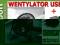 Wentylator Wiatraczek USB 100mm + LAD SIECIOWA