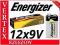 12x SZT BATERIA INDUSTRIAL 9V ENERGIZER 6LR61 6F22