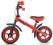 ROWERKI BIEGOWE DZIECI stalowy Z HAMULCEM CZERWONY