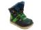 Chłopak buty zimowe szary zielony futro rozmiar 26