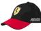 F1BUTIK - Czapka FERRARI THREE COLORED CAP - BLACK