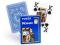 MODIANO Karty do gry 100% PLASTIK poker jumbo BLU