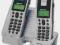 Telefon bezprzewodowy 2 słuchawki, intercom