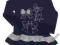 Granatowa tunika KOKARDY -girl style-  rozm 116