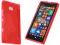 Gel czerwone elastyczne etui Nokia Lumia 930 +foli